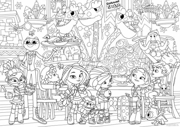 Сказочный патруль. Раскраска