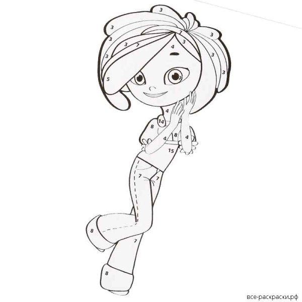 Раскраска сказочный патруль Аленка Снежка Маша и Варя