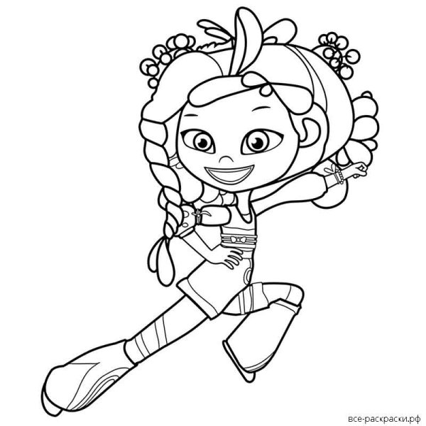 Сказочный патруль разукрашка Аленка