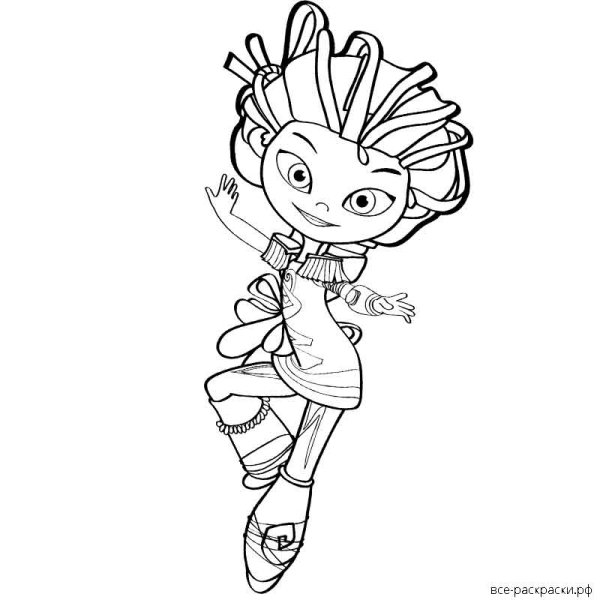 Сказочный патруль разукрашка Варя