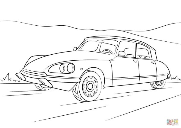 Раскраски классические авто