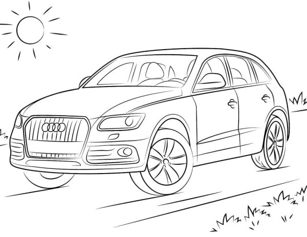 Раскраска Audi q5