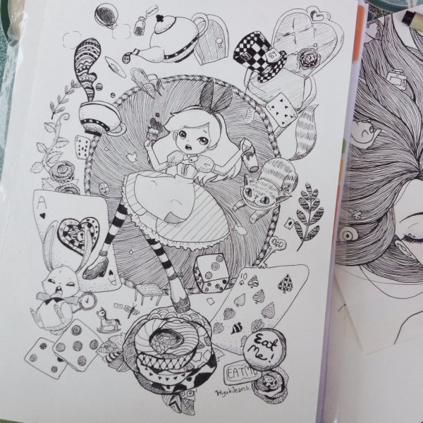 Раскраски для срисовки в скетчбук