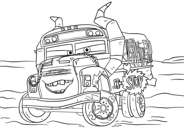 Раскраска Мисс Фриттер