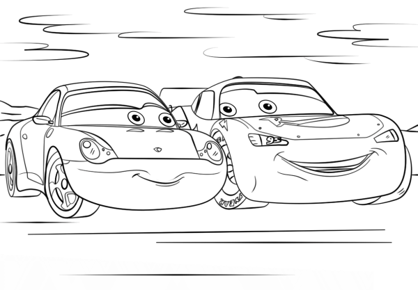 Тачки 3 Салли и Маккуин