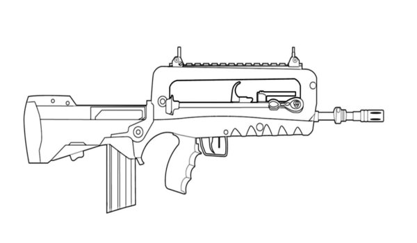 М416 автомат чертеж