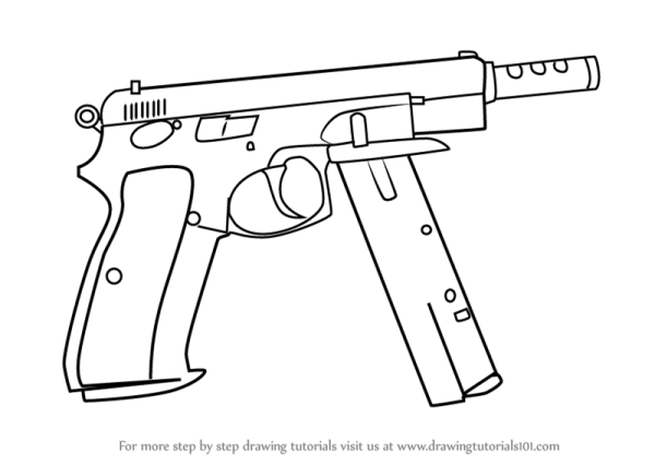 Cz-75 пистолет чертежи