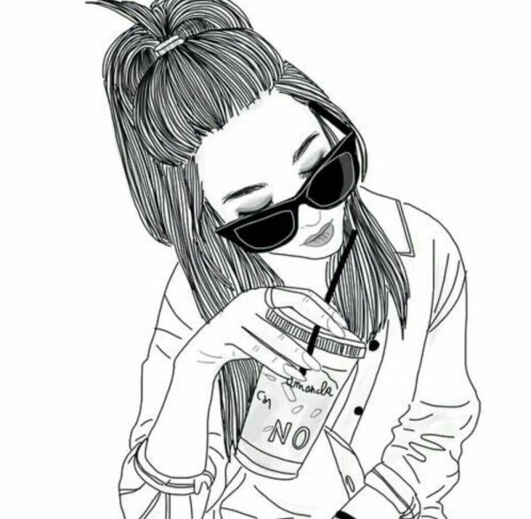 Раскраски для девочек крутые девчонки