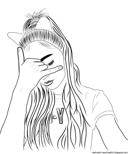 Раскраски девушки