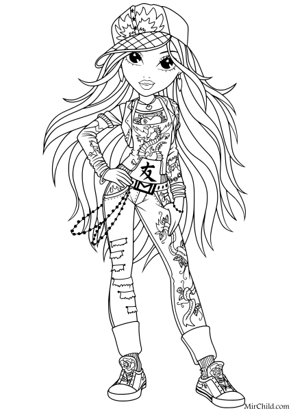 Раскраска Мокси Эйвери