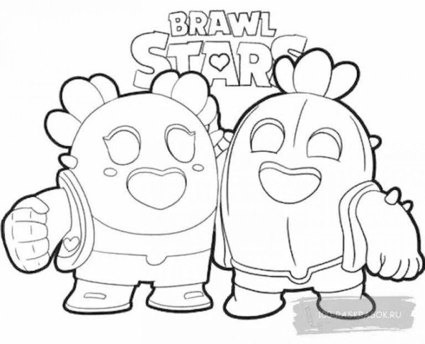 Спайк из Браво старс раскраска