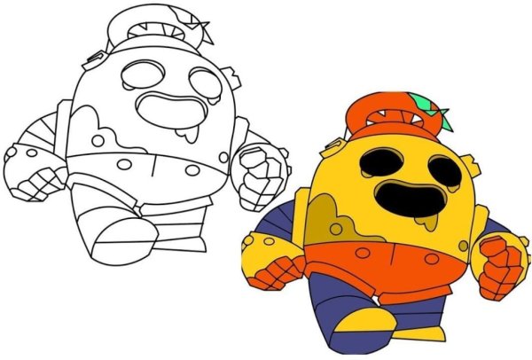 Робо Спайк БРАВЛ старс