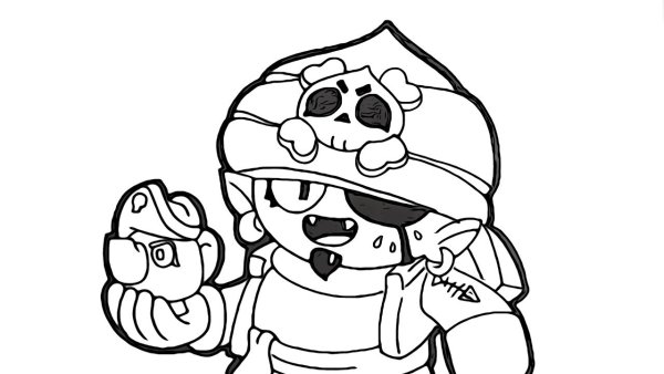 Раскраски Браво старс Амбер генерал Гавс