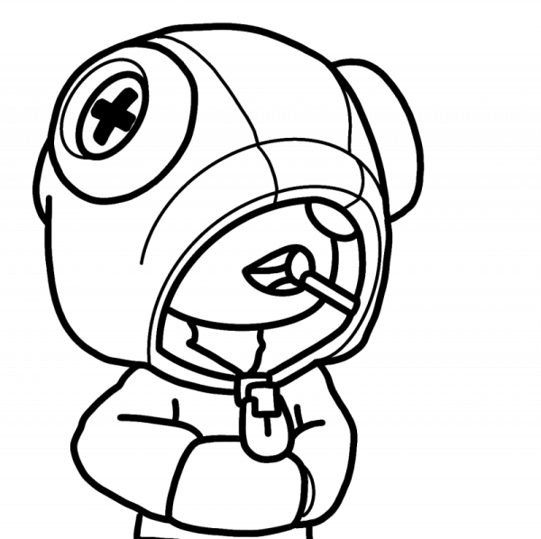 Раскраска Браво старс Леон