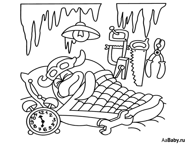 Раскраска Смешарики здоровый образ жизни