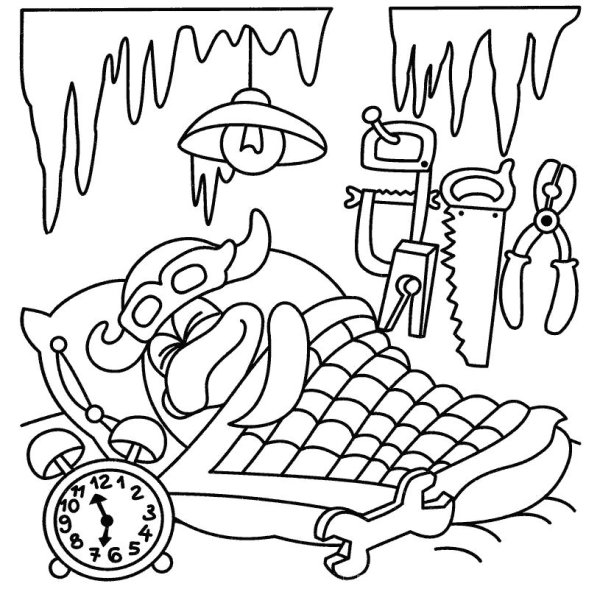 Раскраска Смешарики Крош