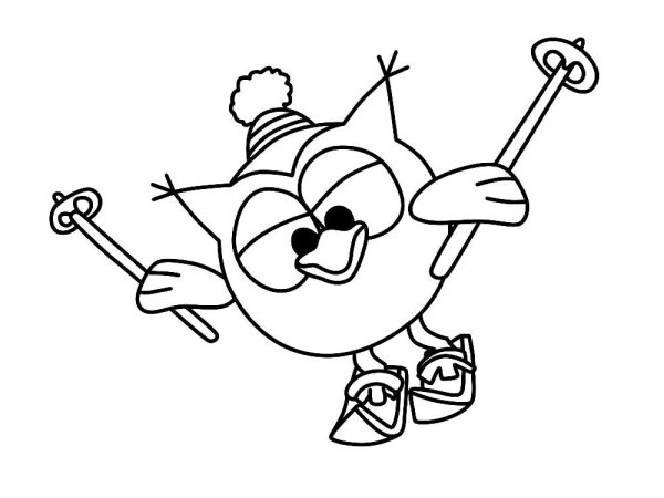 Смешарики ЗОЖ раскраски