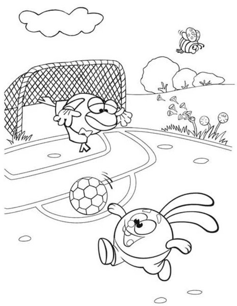 Смешарики спорт и здоровый образ жизни