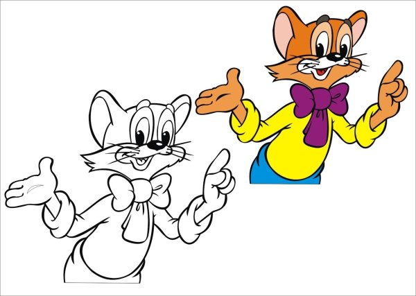 Герои мультфильма кот Леопольд