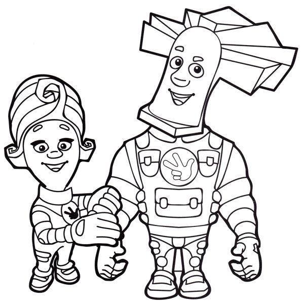 Фиксики Папус и Мася