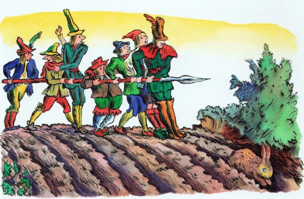 Семь храбрецов братья Гримм