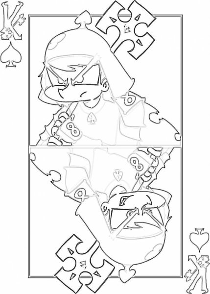 Раскраска 13 карт