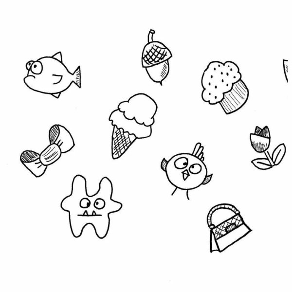 Маленькие картинки для срисовки