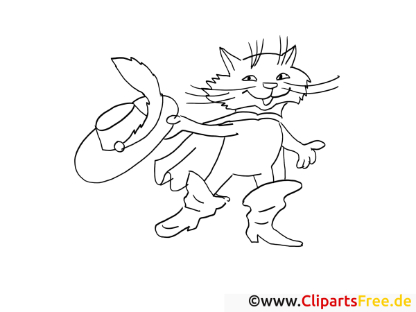 Кот в сапогах рисунок карандашом