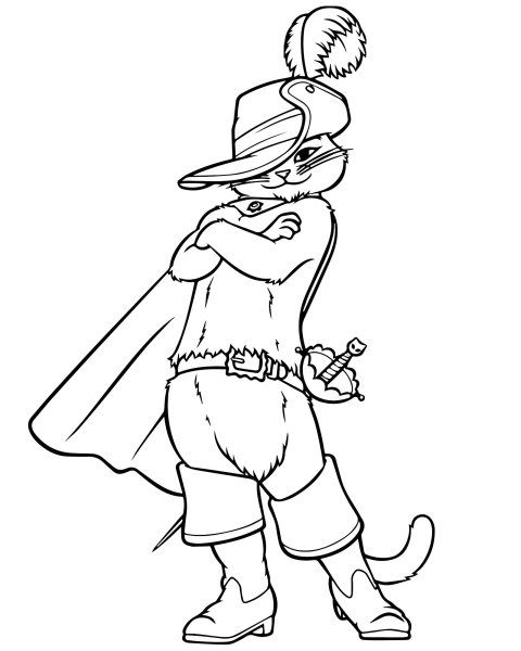 Шарль Перро кот в сапогах рисунок