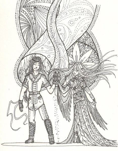 Финист Ясный Сокол раскраска