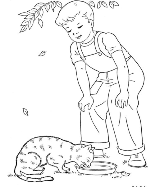 Добрые поступки раскраски для детей