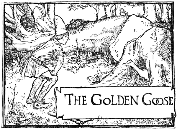 Гримм золотой Гусь раскраска