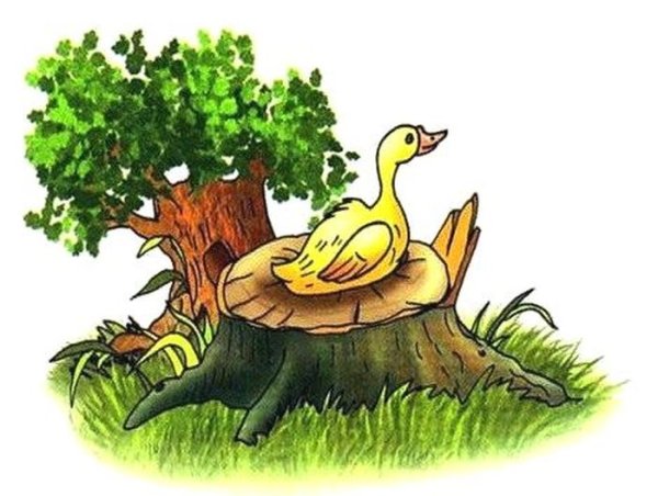 Золотой Гусь братья Гримм рисунок