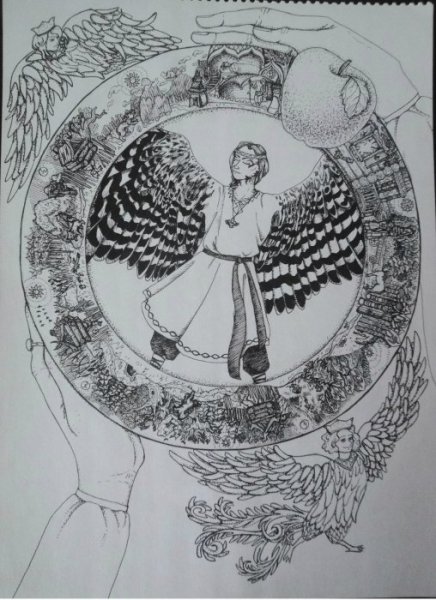 Финист Ясный Сокол иллюстрации