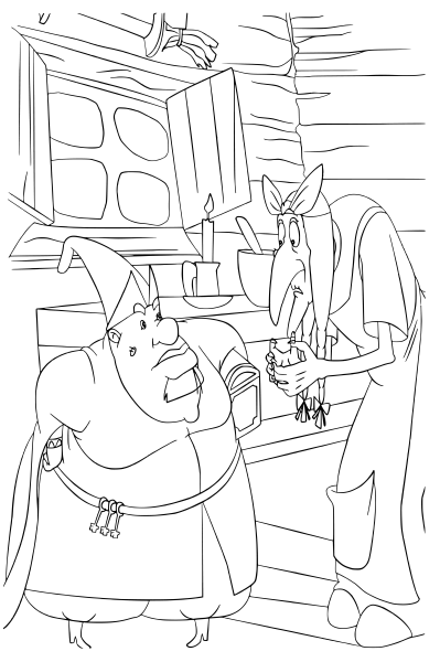 Добрыня Никитич Колыван раскраска