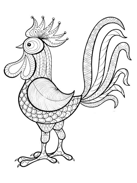 Раскраска сказка о золотом петушке Пушкина