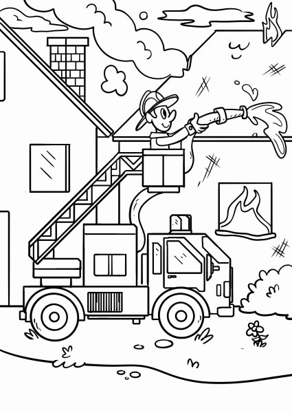 Раскраски по безопасности для детей