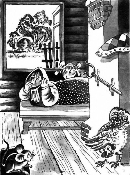 У страха глаза велики сказка