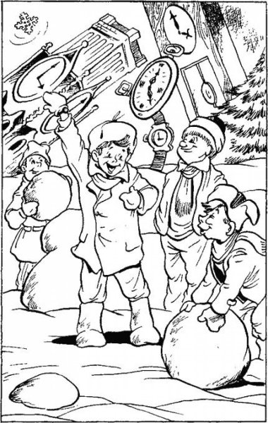 Шварц сказка о потерянном времени раскраска