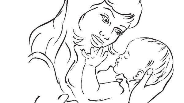 Рисунок ко Дню матери