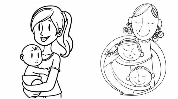 Рисунок ко Дню матери