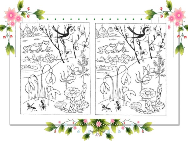 Весна задания для дошкольников