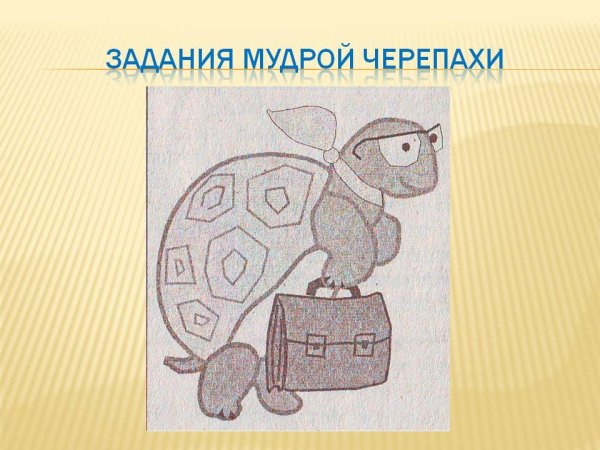 Рисунок муравья вопросика и мудрой черепахи