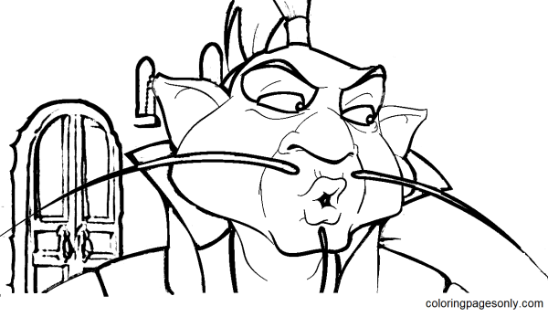 Соловей разбойник раскраска