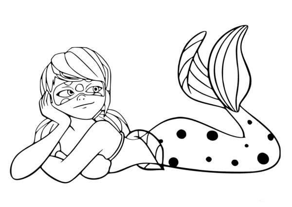 Раскраска леди баг и СУПЕРКОТ