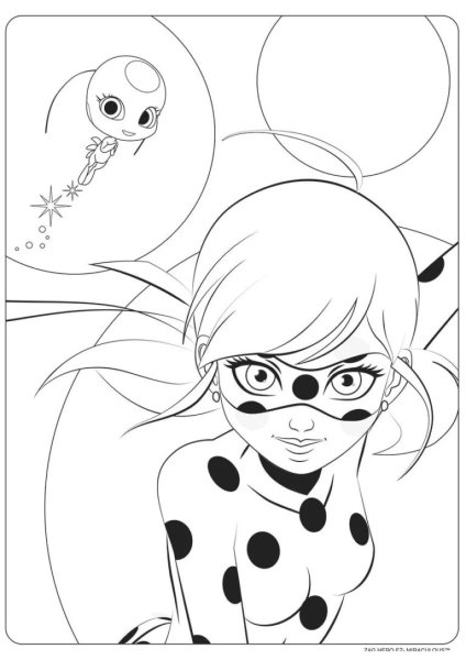 Леди баг и супер-кот raskraska