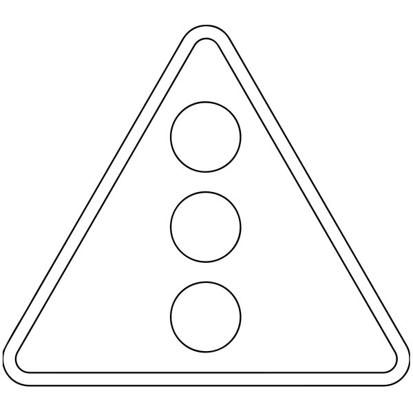 Дорожные знаки раскраска для детей