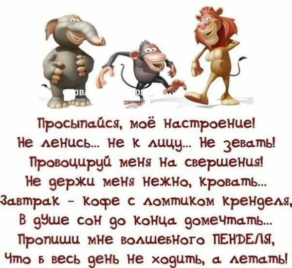 Смешное стихотворение для поднятия настроения