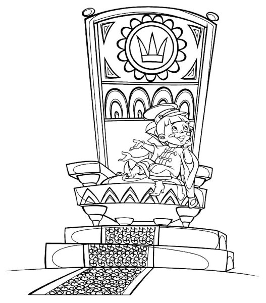 Вовка в тридевятом царстве трон