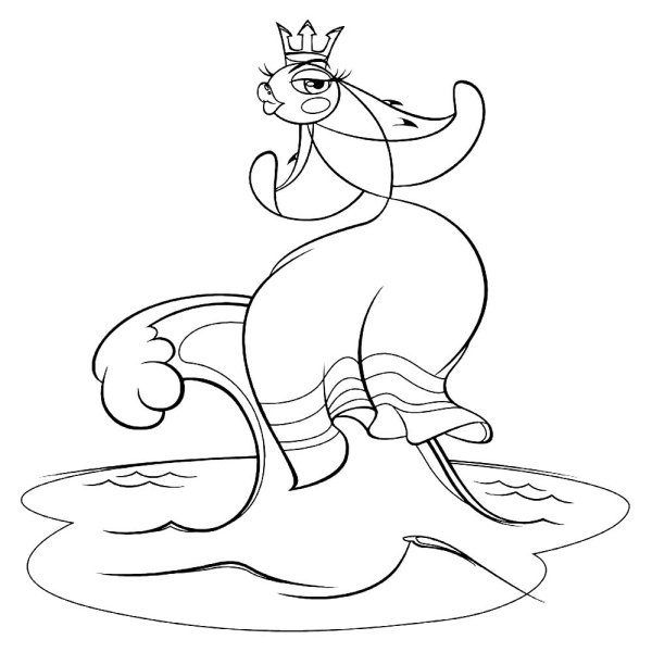 Раскраска сказки Пушкина для детей